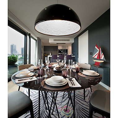 Люстра Skygarden Flos Black D42 by Marcel Wanders Black