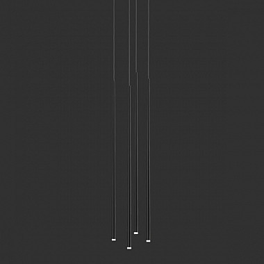 Vibia Slim 4 Black Round by Jordi Vilardell