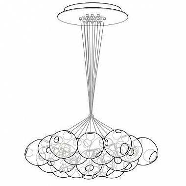 Boccia 28.19 Nineteen Round Люстра Подвесная