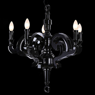 Люстра Moooi Black Paper Chandelier D90