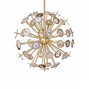 Люстра Agate Burst Chandelier Brass D60