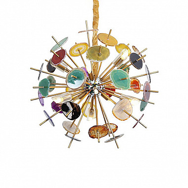 Люстра Agate Burst Chandelier Multi D60