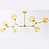 Люстра Branching Bubbles 7 Long Gold by Lindsey Adelman