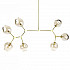 Люстра Branching Bubbles 7 Long Gold by Lindsey Adelman