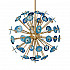 Люстра Agate Burst Chandelier Blue D80