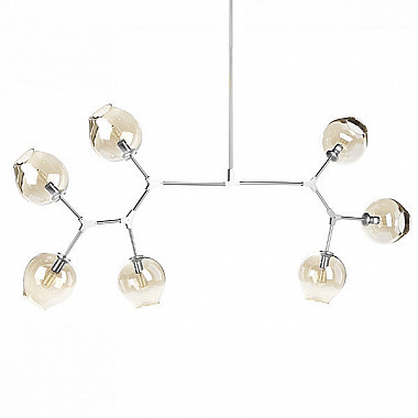 Люстра Branching Bubbles 7 Long Nickel by Lindsey Adelman
