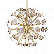 Люстра Agate Burst Chandelier Brass D80