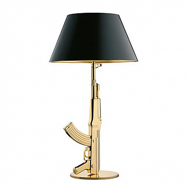 Настольная лампа Flos Guns Table Gold by Philippe Starck