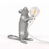 Mouse Lamp #1 Silver H15 Настольная Лампа Мышь