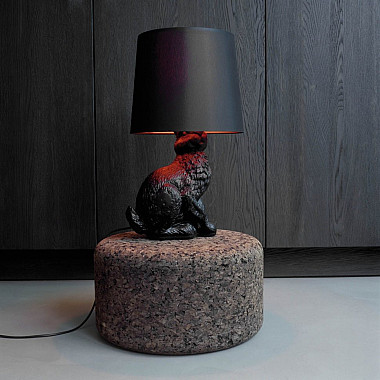 Лампа настольная Moooi Rabbit Black by Front