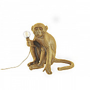 Monkey Table Lamp Gold Лампа Настольная