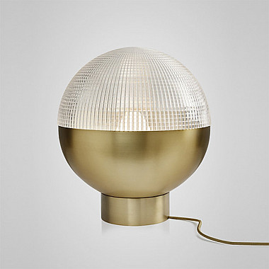 Lens Flair Table Lamp by Lee Broоm Gold