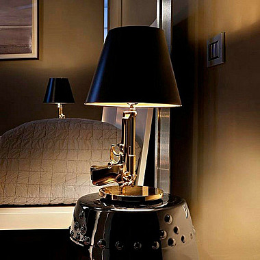 Настольная лампа Flos Guns Bedside Gold by Philippe Starck