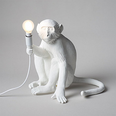 Monkey Table Lamp White Лампа Настольная