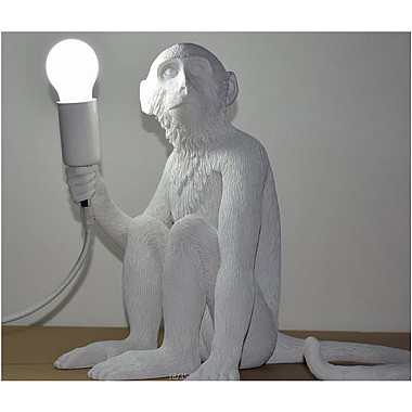 Monkey Table Lamp White Лампа Настольная