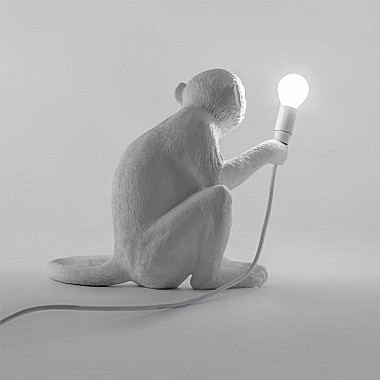 Monkey Table Lamp White Лампа Настольная