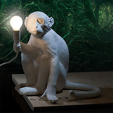 Monkey Table Lamp White Лампа Настольная