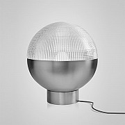 Lens Flair Table Lamp by Lee Broоm Chrome