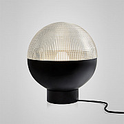 Lens Flair Table Lamp by Lee Broоm Black