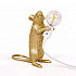 Mouse Lamp #1 Gold H15 Настольная Лампа Мышь