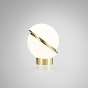 Crescent Table Lamp by Lee Broоm Gold