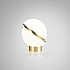 Crescent Table Lamp by Lee Broоm Gold