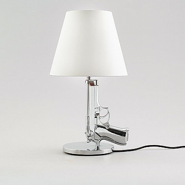 Настольная лампа Flos Guns Bedside Chrome by Philippe Starck