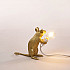 Big Mouse Lamp #2 Gold H21 Настольная Лампа Мышь