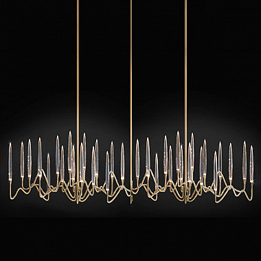 Люстра Long Chandelier Gold L150 by Il Pezzo Mancante