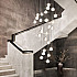 Mizu 36 Thirty Six Pendant Chandelier by Terzani