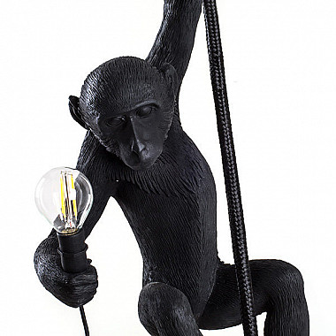 Monkey Lamp Black Right Светильник Подвесной