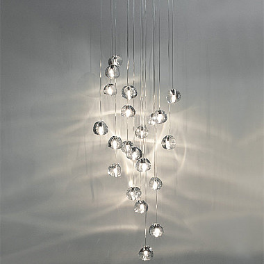 Mizu 26 Twenty Six Pendant Chandelier by Terzani