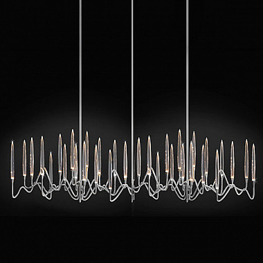 Люстра Long Chandelier Nickel L150 by Il Pezzo Mancante