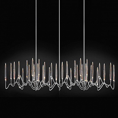 Люстра Long Chandelier Nickel L150 by Il Pezzo Mancante