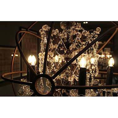 Люстра Loft Restoration Hardware Foucault's Crystal Chandelier 8