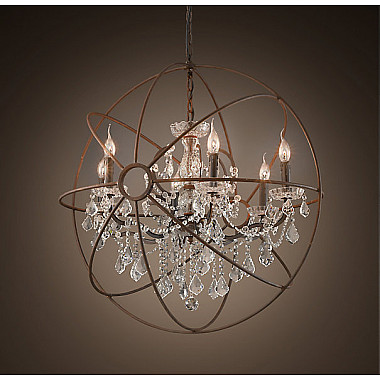 Люстра Loft Restoration Hardware Foucault's Crystal Chandelier 8