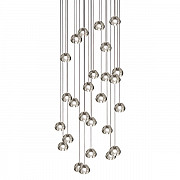 Mizu 26 Twenty Six Pendant Chandelier by Terzani