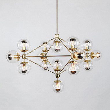 Люстра Modo Chandelier Gold Roll & Hill