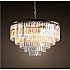 Люстра Odeon Clear Glass Hanging Chandelier 5 Rings