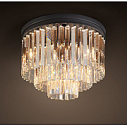Люстра Odeon Clear Glass Ceiling Chandelier 3 Rings