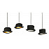 Светильник Jeeves Bowler Hat Pendant by Jake Phillips