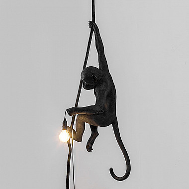 Monkey Lamp Black Left Светильник Подвесной