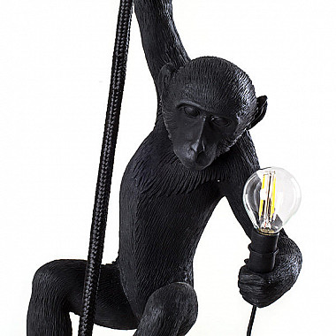Monkey Lamp Black Left Светильник Подвесной