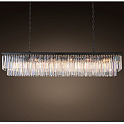 Люстра Odeon Clear Glass Hanging Chandelier D12