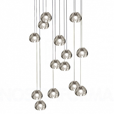 Mizu 14 Fourteen Pendant Chandelier by Terzani