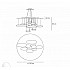 Люстра подвесная Artemide Mercury by Ross Lovegrove