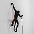 Monkey Lamp Black Wall Left Светильник Настенный