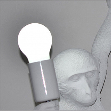 Monkey Lamp White Wall Right Светильник Настенный