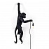 Monkey Lamp Black Wall Right Светильник Настенный