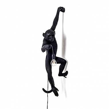 Monkey Lamp Black Wall Right Светильник Настенный